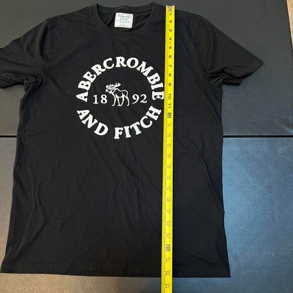 Abercrombie & Fitch Black 1892 Moose Logo Graphic T-Shirt Men’s Size M - Picture 5 of 6